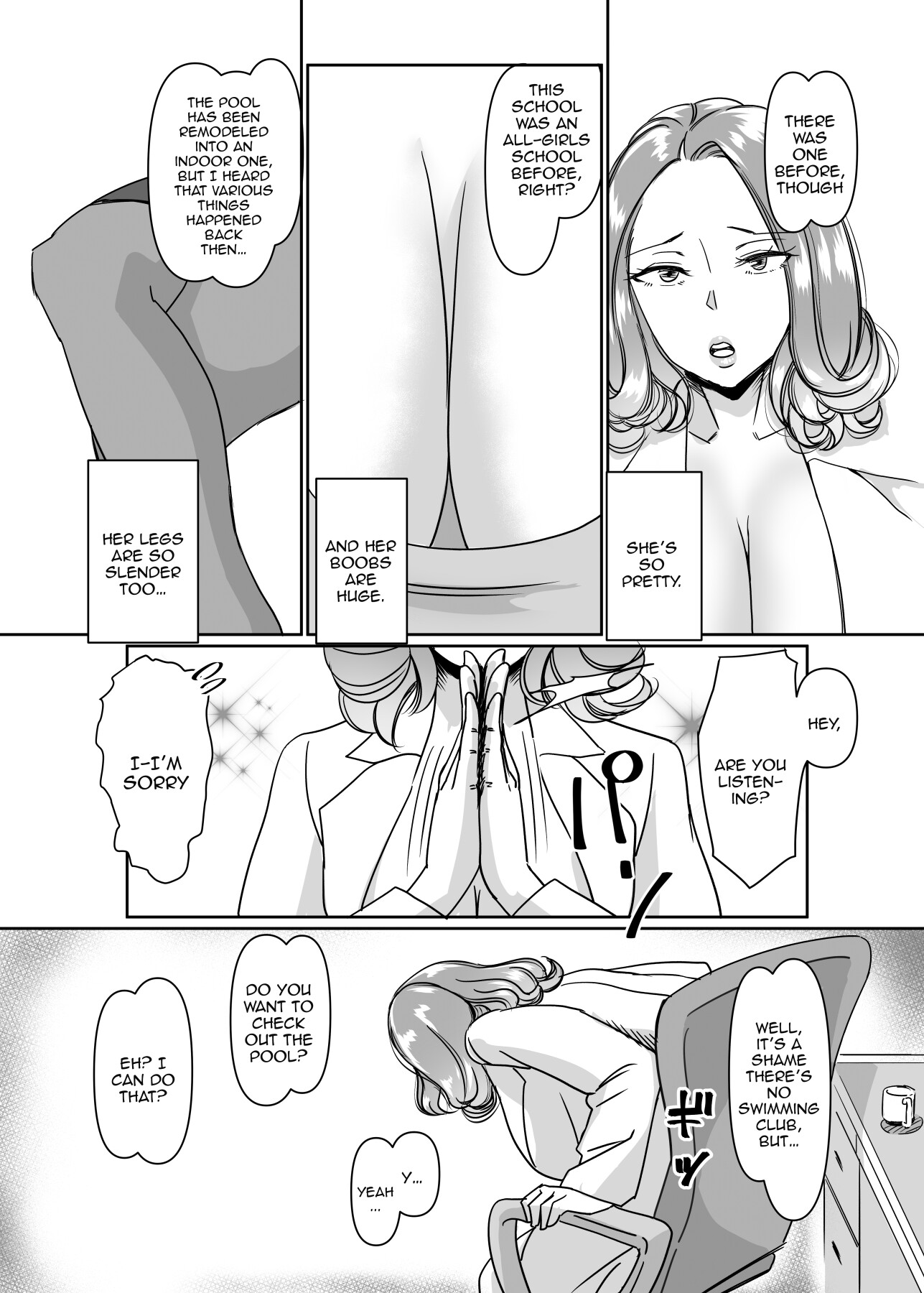 Hentai Manga Comic-Having Fun With The Teachers  By The Poolside-Read-11